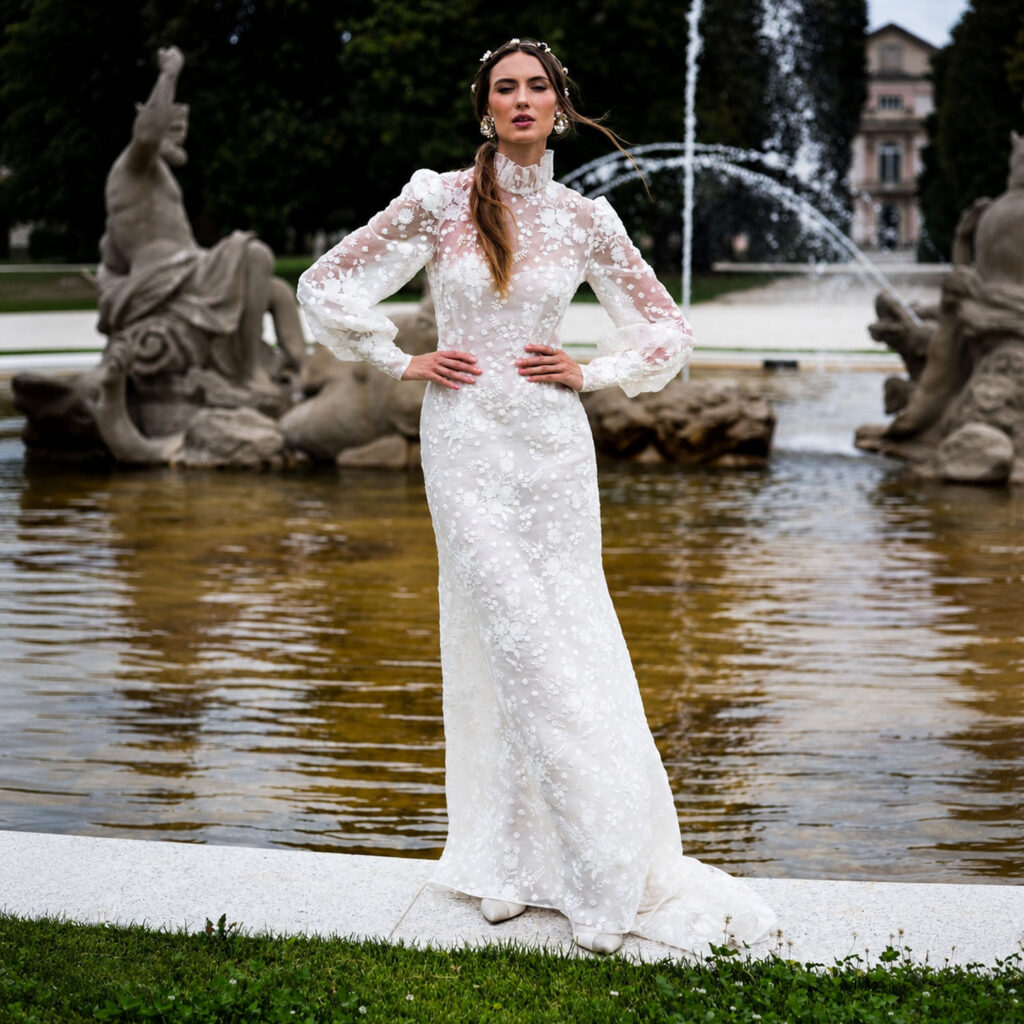 Abito da sposa a manica lunga, Le Fate Milano